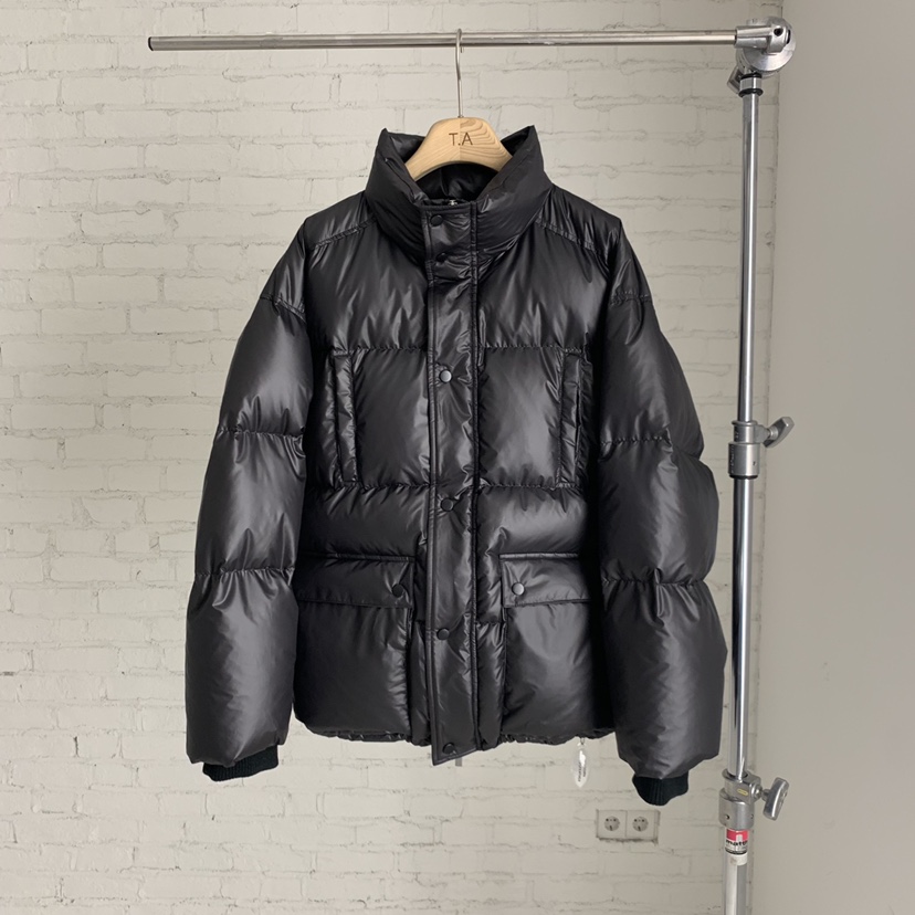 THE ABLE東大門㊣實拍女士新款推薦休閑時尚短款棉服口袋高領THE ABLE/TA短款棉服圖色1