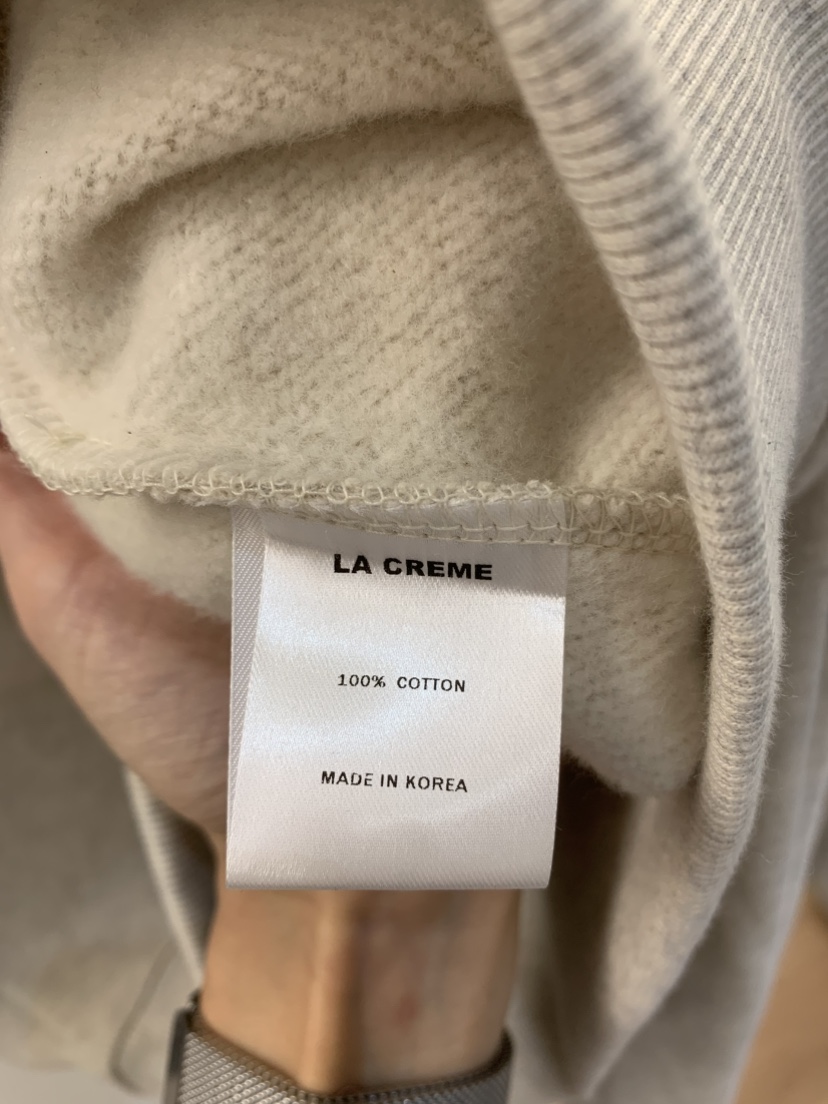 LA CREME韓國代購㊣女裝新品職業休閑人氣25秋冬推薦熱賣衛衣LA CREME衛衣