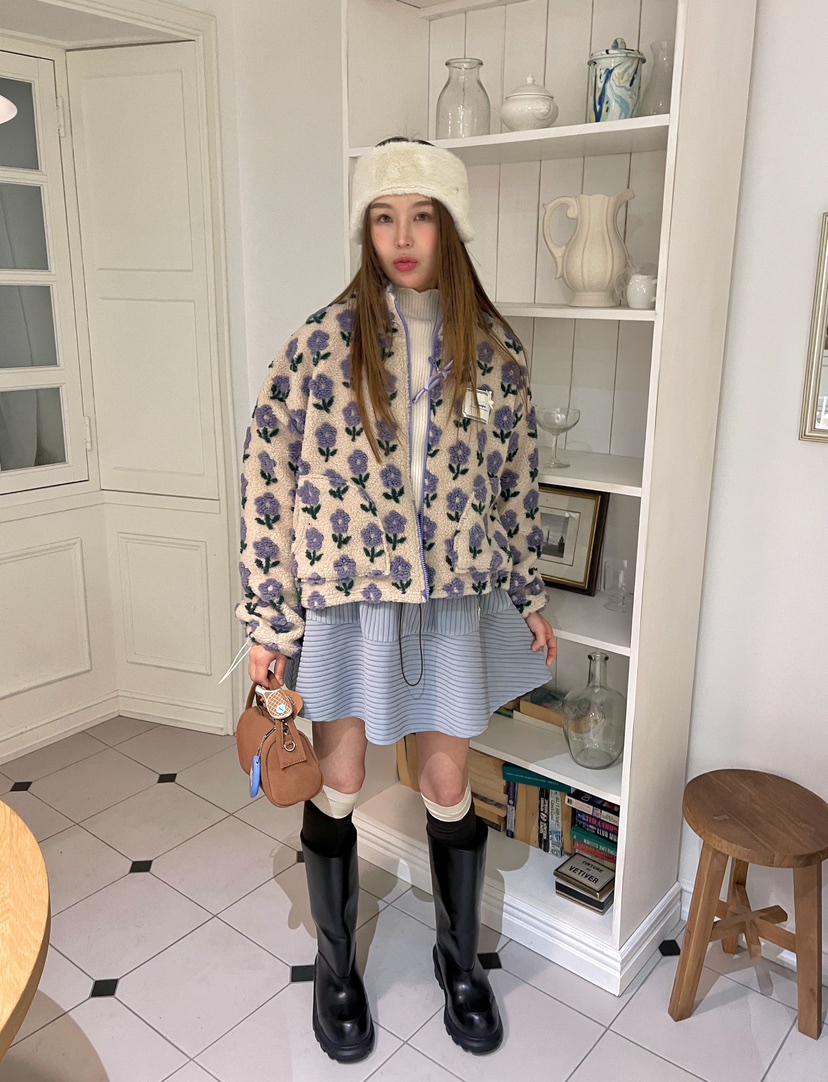 BOUTIQUE-L東大門㊣實拍女裝新品時尚職業人氣25秋冬休閑夾克BOUTIQUE-L夾克