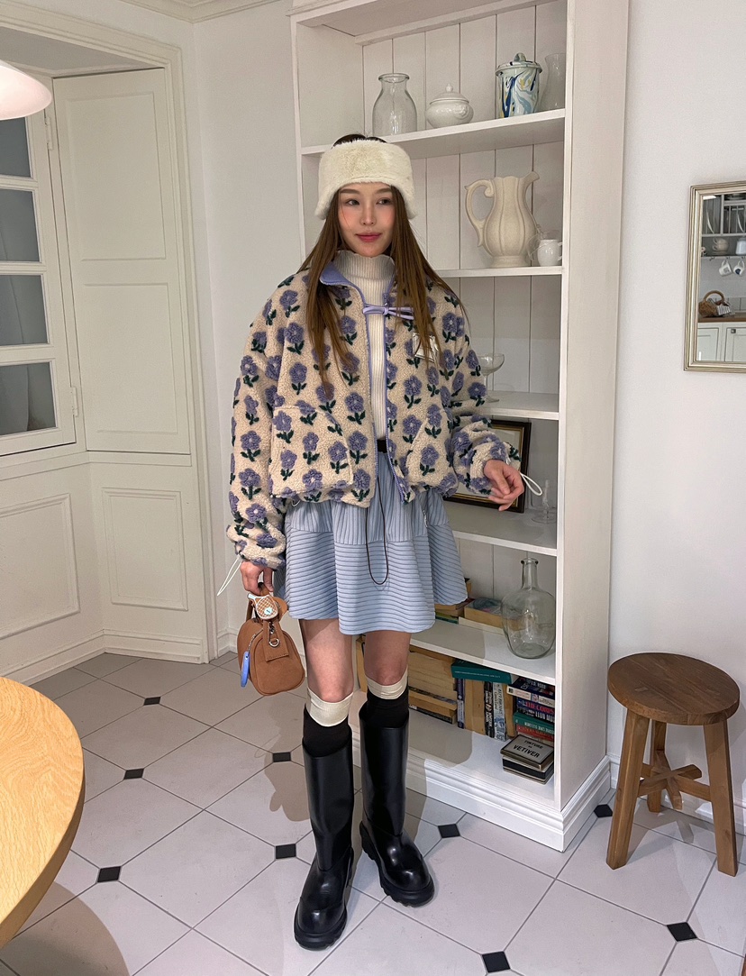 BOUTIQUE-L東大門㊣代購女裝新品熱賣25秋冬人氣時尚休閑短裙BOUTIQUE-L短裙