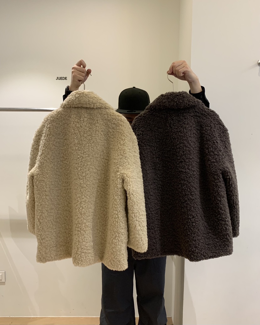 JUEDE韓國代購㊣女裝新款推薦時尚短款大衣JUEDE短款大衣