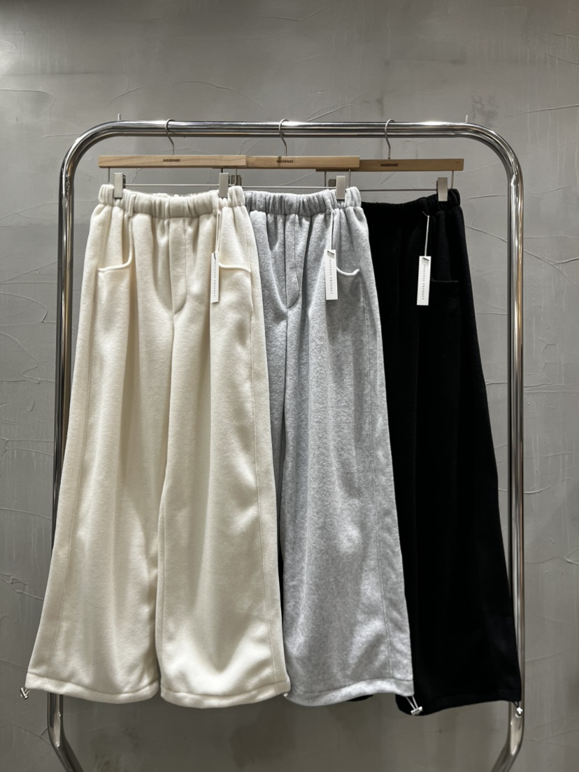 INSSENSE-A東大門㊣代購女裝新款熱賣休閑人氣25秋冬休閑褲抓絨INSSENSE-A休閑褲