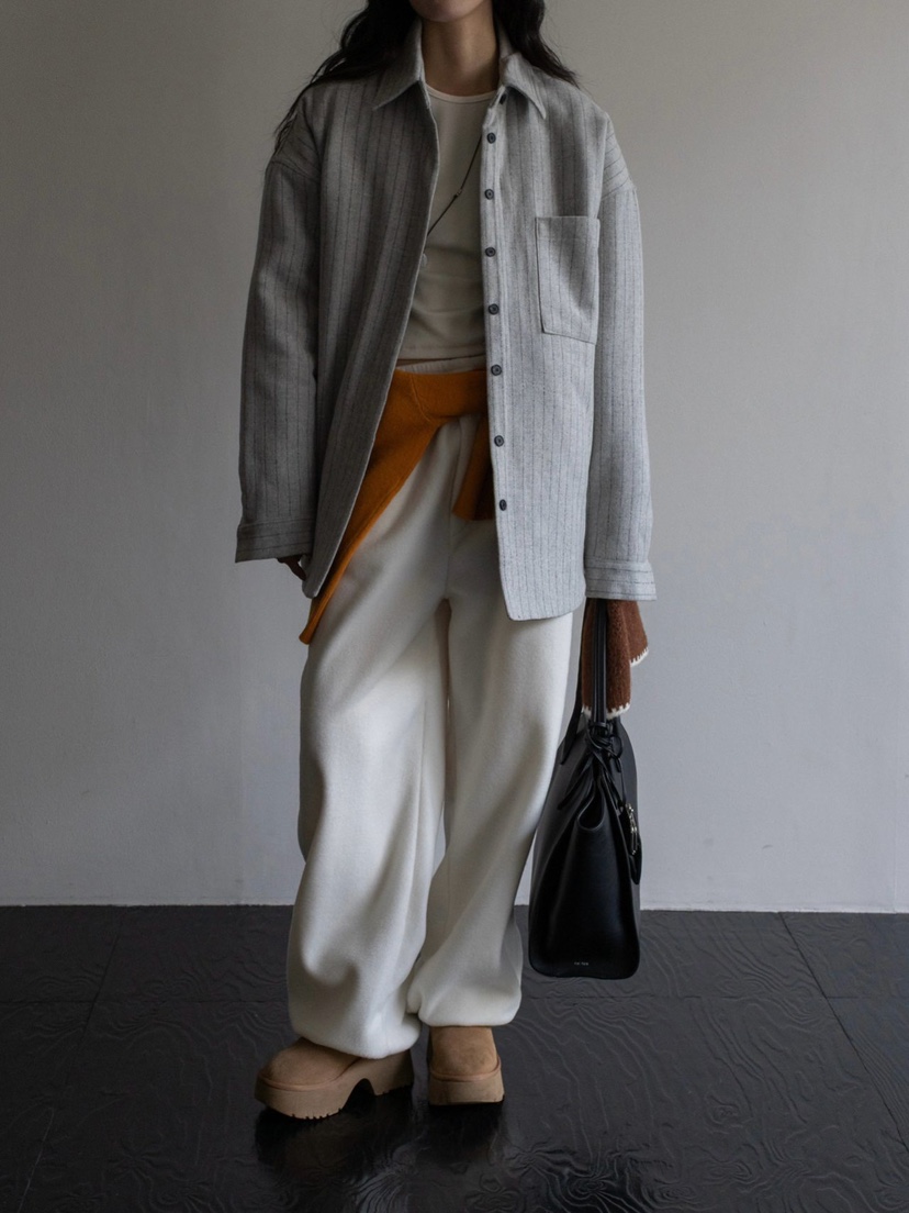 INSSENSE-A東大門㊣代購女裝新款熱賣休閑人氣25秋冬休閑褲抓絨INSSENSE-A休閑褲