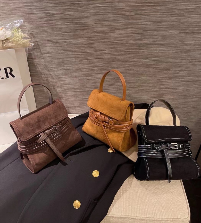 AWESOME-L韓國直郵㊣女士新款職業推薦25秋冬手拿包腋下包麂皮AWESOME-L手拿包/腋下包