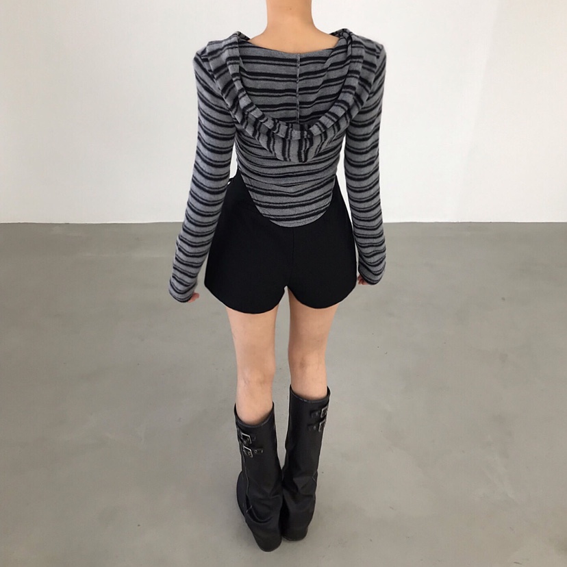 2TWO MOON東大門㊣直郵女裝新款時尚休閑職業長袖T恤連帽衫2TWO MOON長袖T恤