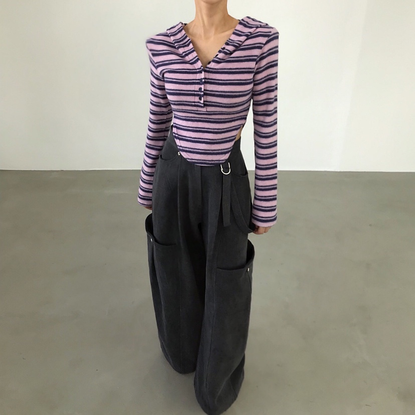 2TWO MOON東大門㊣直郵女裝新款時尚休閑職業長袖T恤連帽衫2TWO MOON長袖T恤