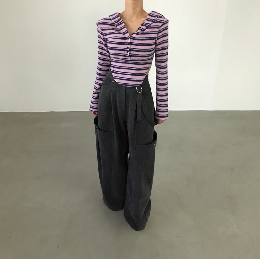 2TWO MOON東大門㊣直郵女裝新款時尚休閑職業長袖T恤連帽衫2TWO MOON長袖T恤