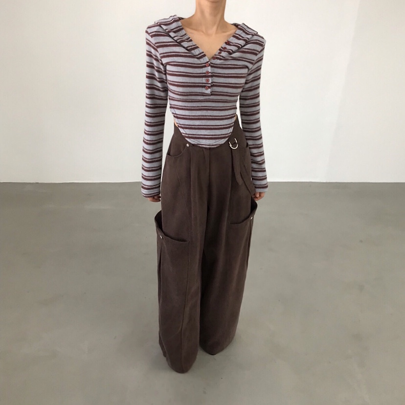 2TWO MOON東大門㊣直郵女裝新款時尚休閑職業長袖T恤連帽衫2TWO MOON長袖T恤圖色1