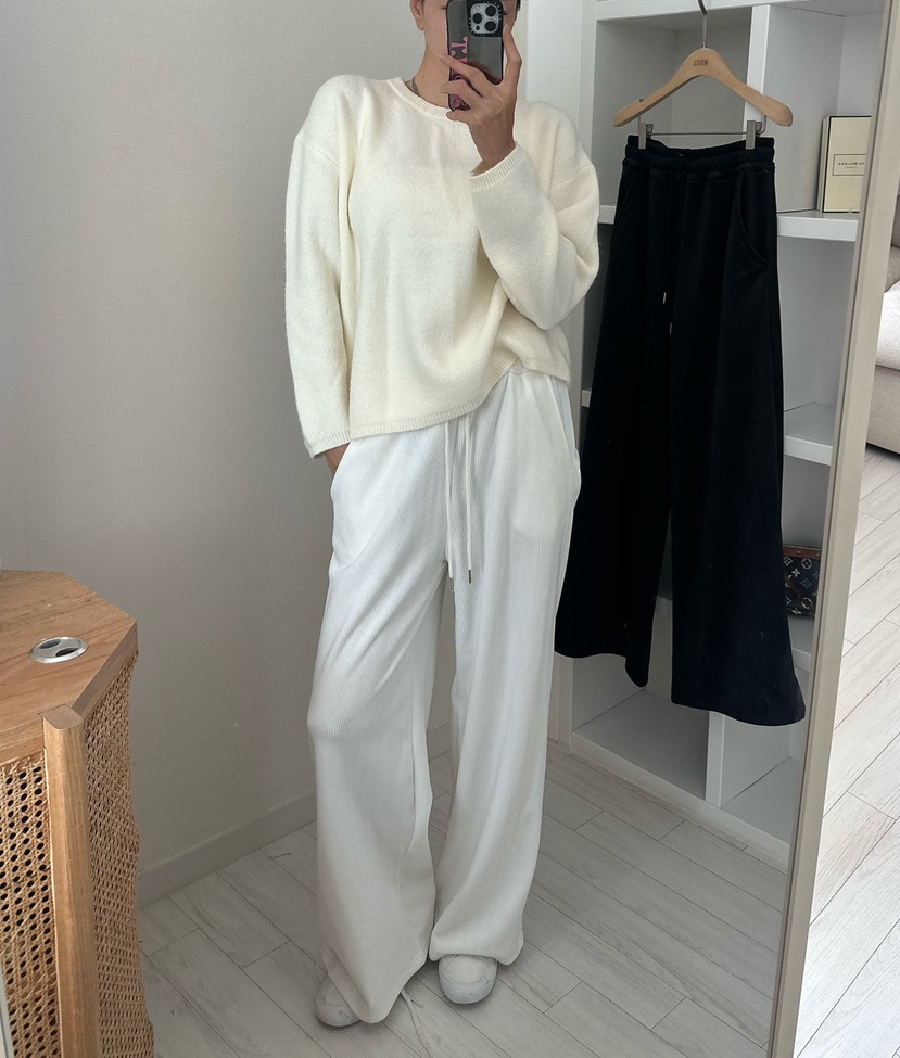 SOUIT東大門㊣直郵女士新款推薦時尚25秋冬休閑針織衫安哥拉SOUIT by mabel-L針織衫