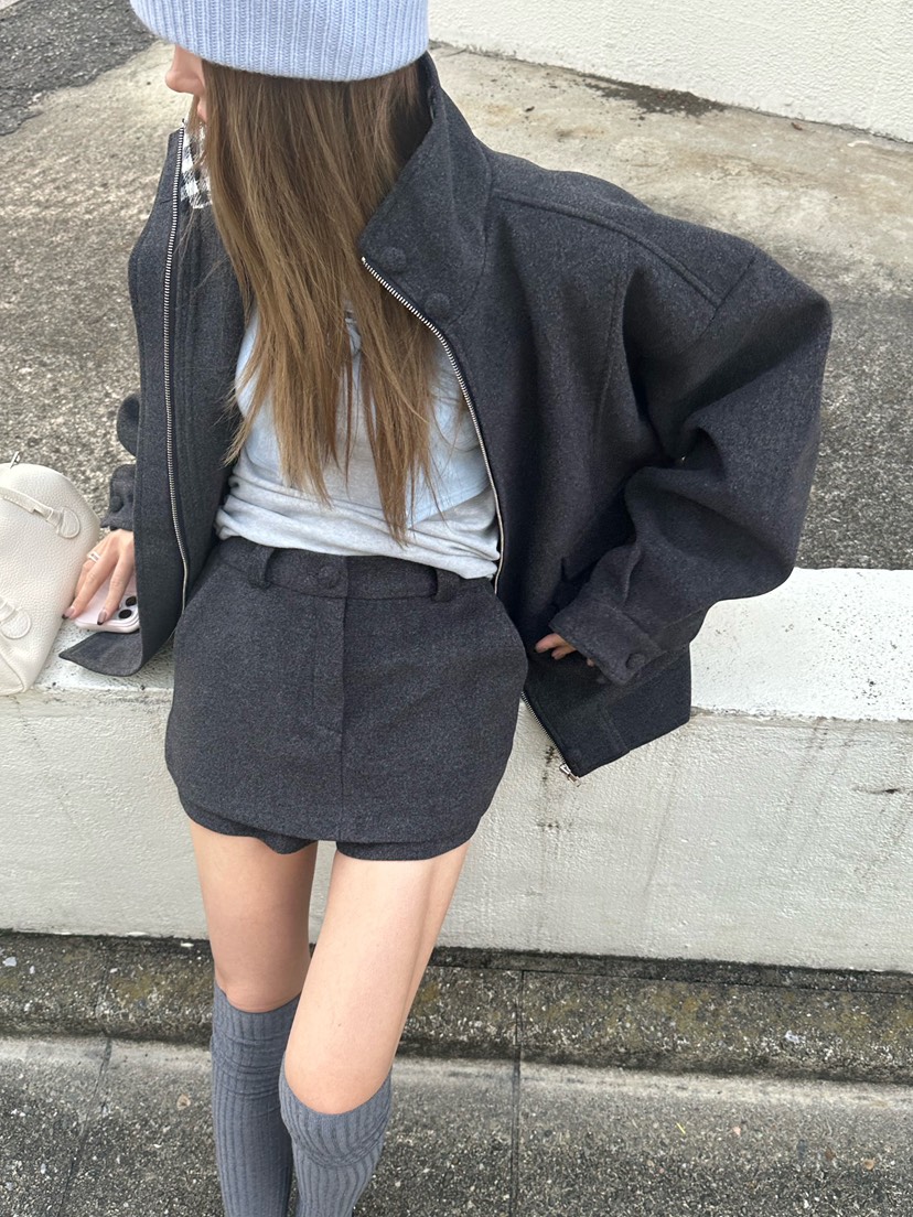 ZEROZERO東大門㊣直郵女裝新品休閑職業25秋冬推薦夾克羊毛ZEROZERO夾克