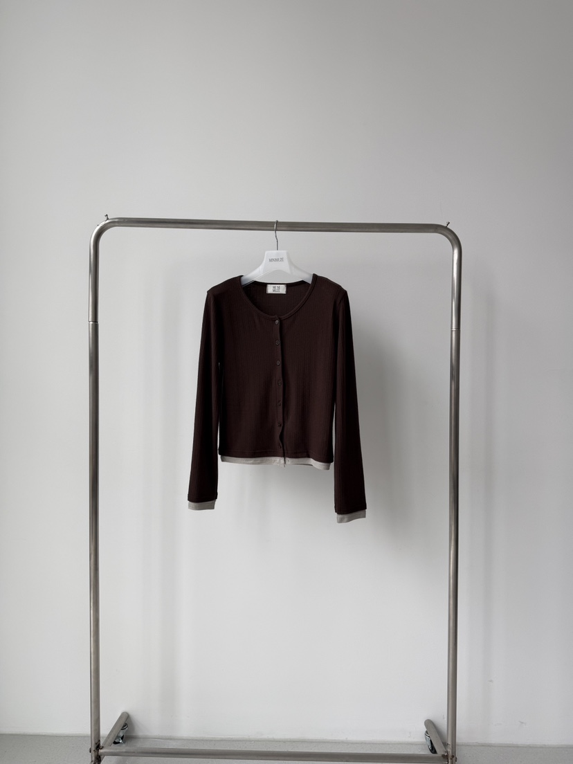 MINIMUZE韓國代購㊣女裝新款休閑推薦時尚職業熱賣人氣長袖T恤MINIMUZE長袖T恤圖色2