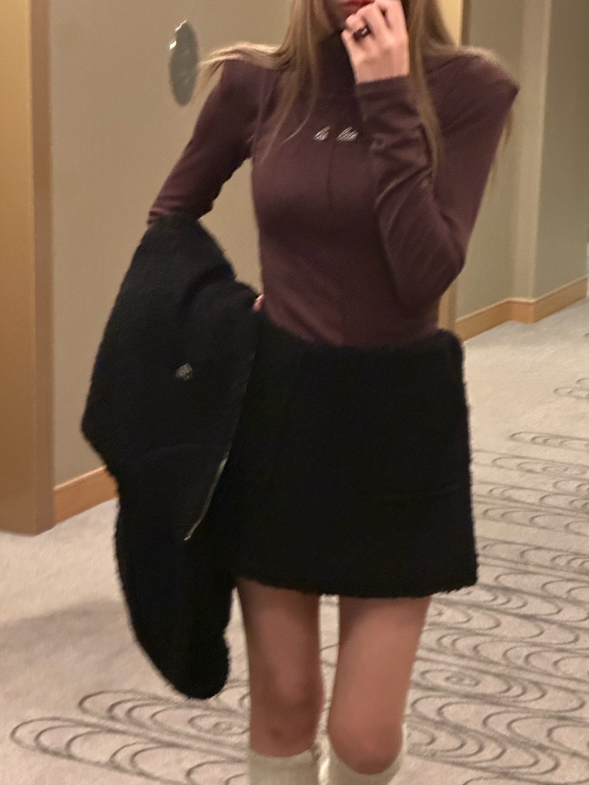 ZEROZERO韓國直郵㊣女士新品25秋冬人氣時尚長袖T恤假兩件柔軟ZEROZERO長袖T恤