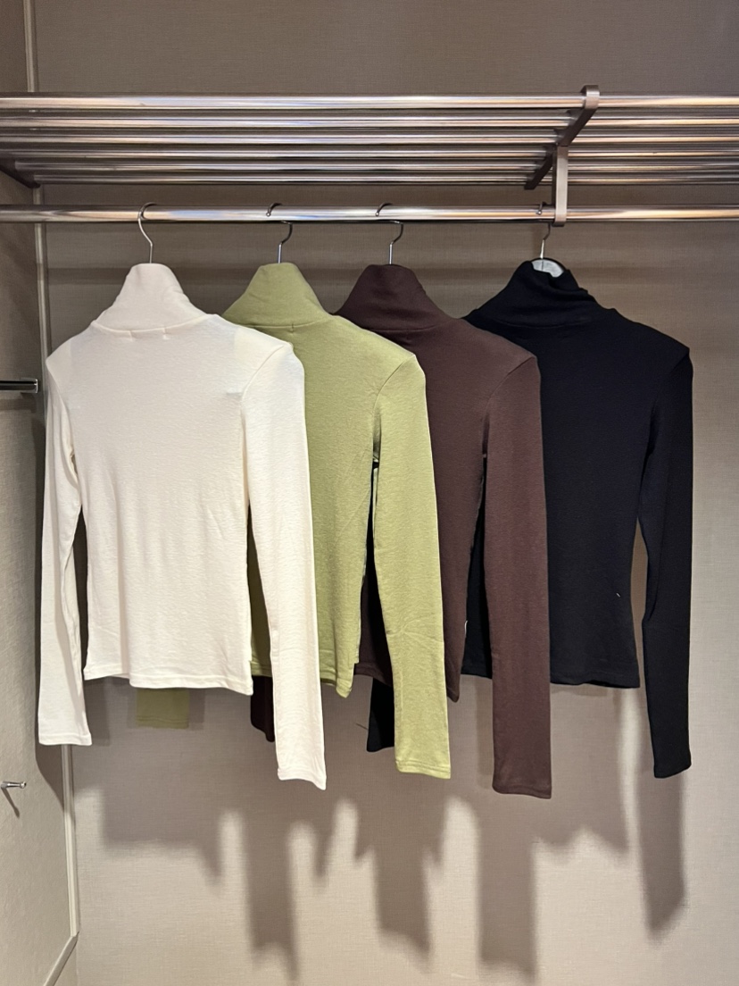 ZEROZERO韓國直郵㊣女士新品25秋冬人氣時尚長袖T恤假兩件柔軟ZEROZERO長袖T恤