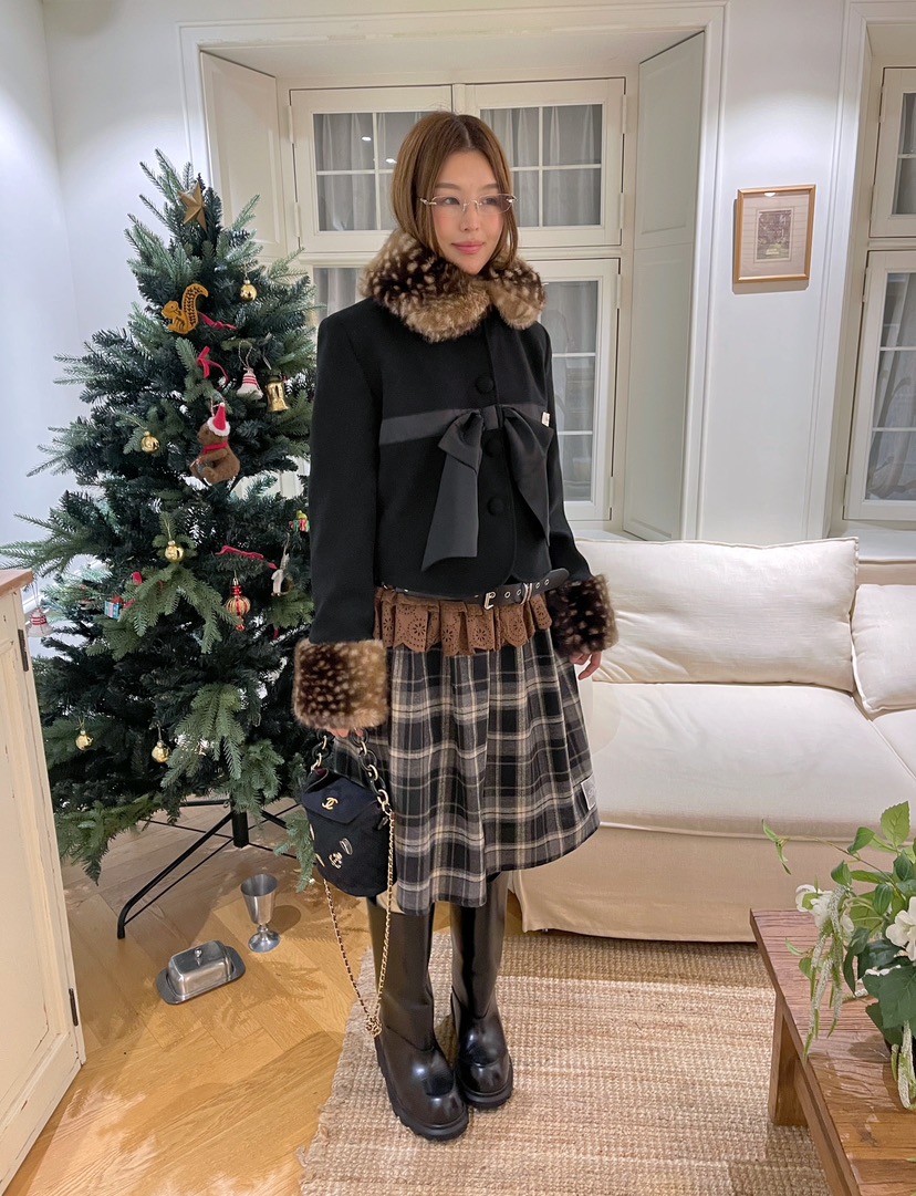 BOUTIQUE-L韓國直郵㊣女裝新款熱賣人氣休閑推薦職業25秋冬夾克BOUTIQUE-L夾克