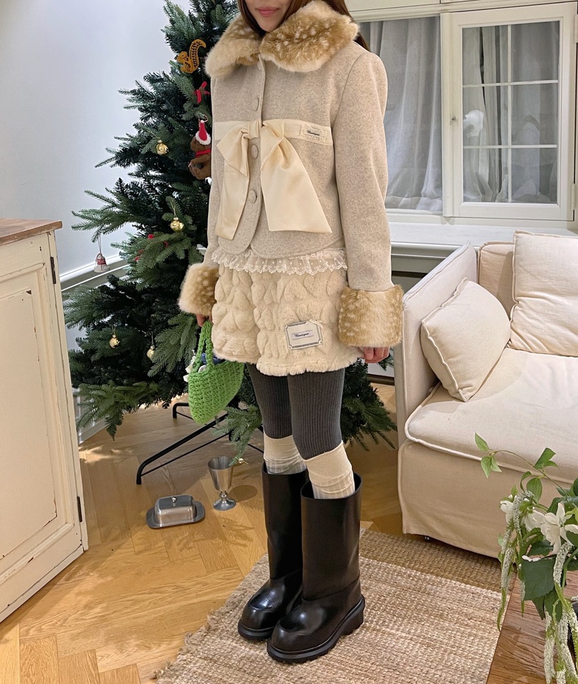 BOUTIQUE-L韓國直郵㊣女裝新款熱賣人氣休閑推薦職業25秋冬夾克BOUTIQUE-L夾克