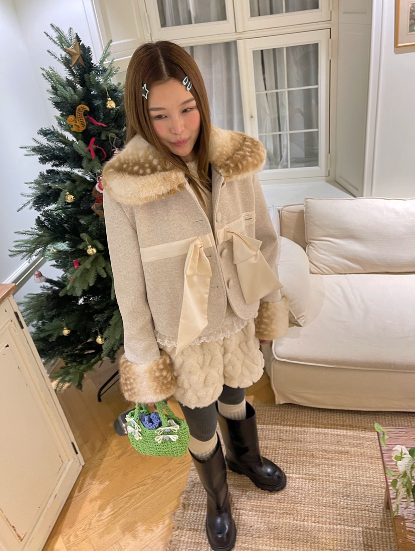 BOUTIQUE-L韓國直郵㊣女裝新款熱賣人氣休閑推薦職業25秋冬夾克BOUTIQUE-L夾克