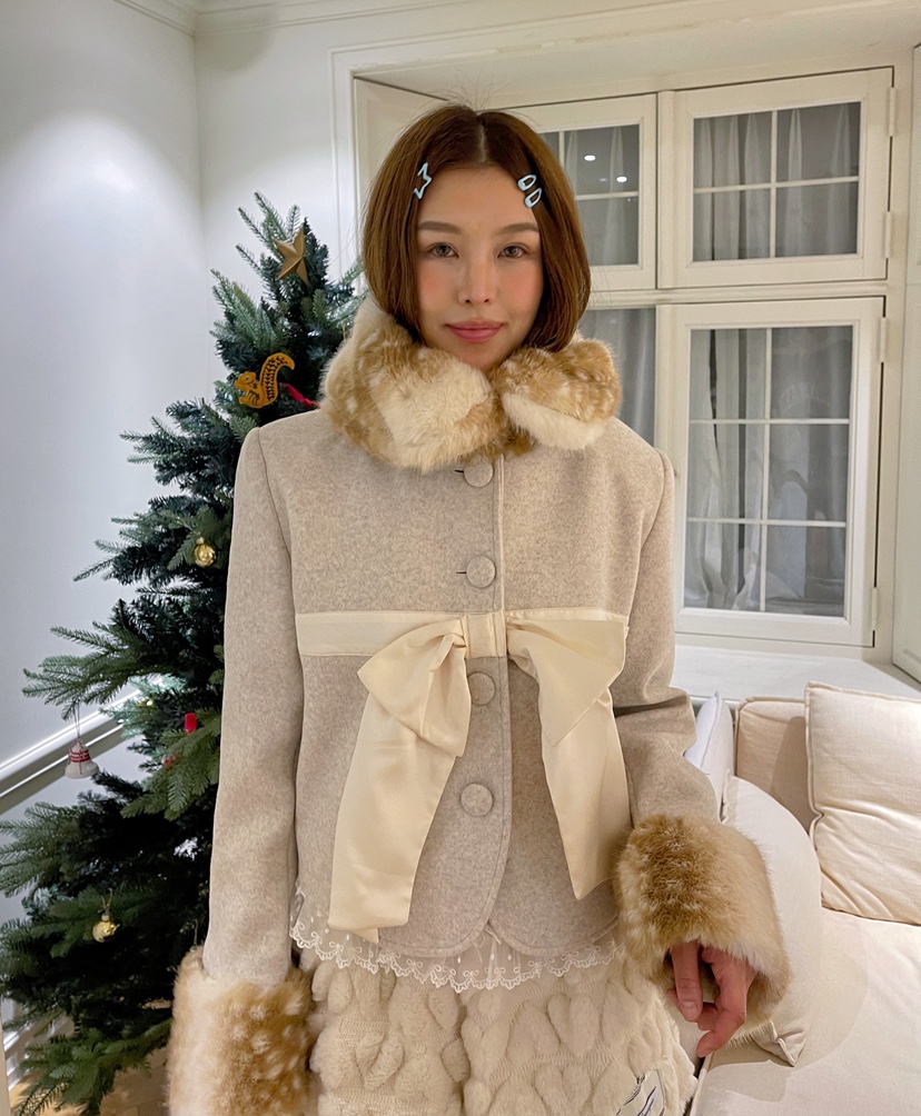 BOUTIQUE-L韓國直郵㊣女裝新款熱賣人氣休閑推薦職業25秋冬夾克BOUTIQUE-L夾克圖色2