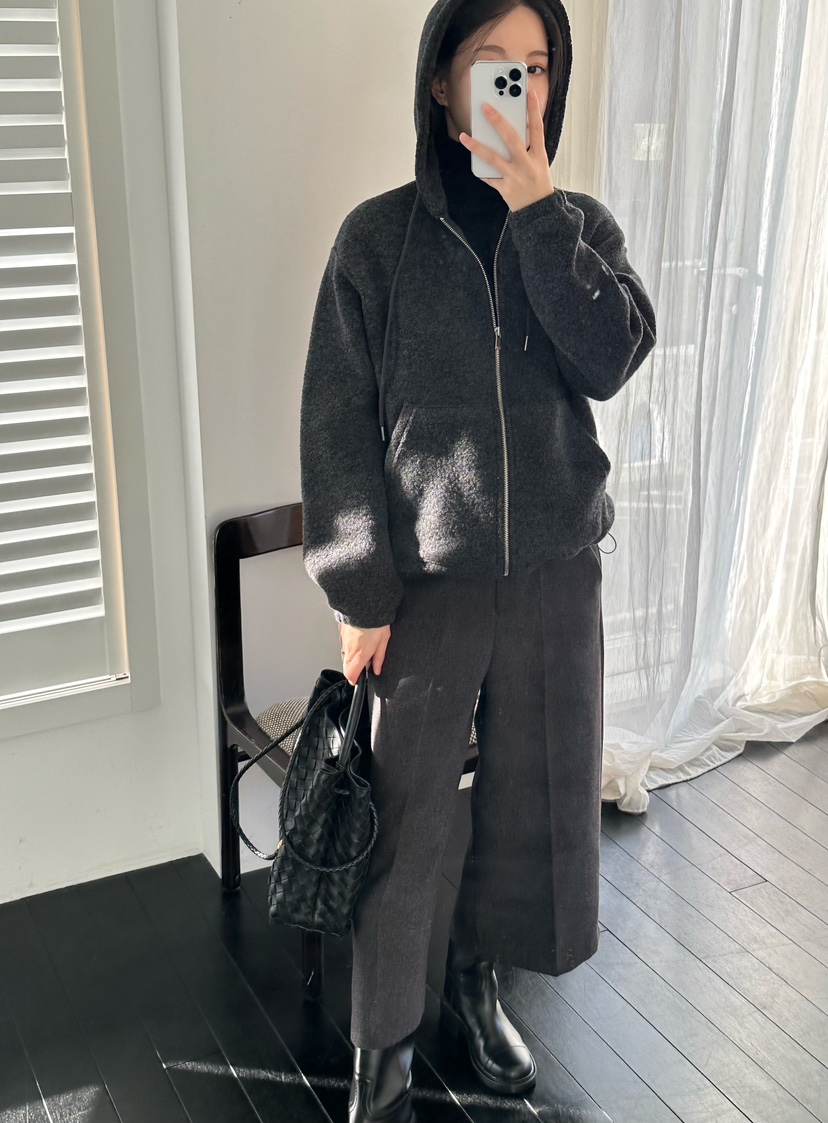 LE VASE東大門㊣代購女裝新款熱賣職業25秋冬推薦外套拉鏈LE VASE外套