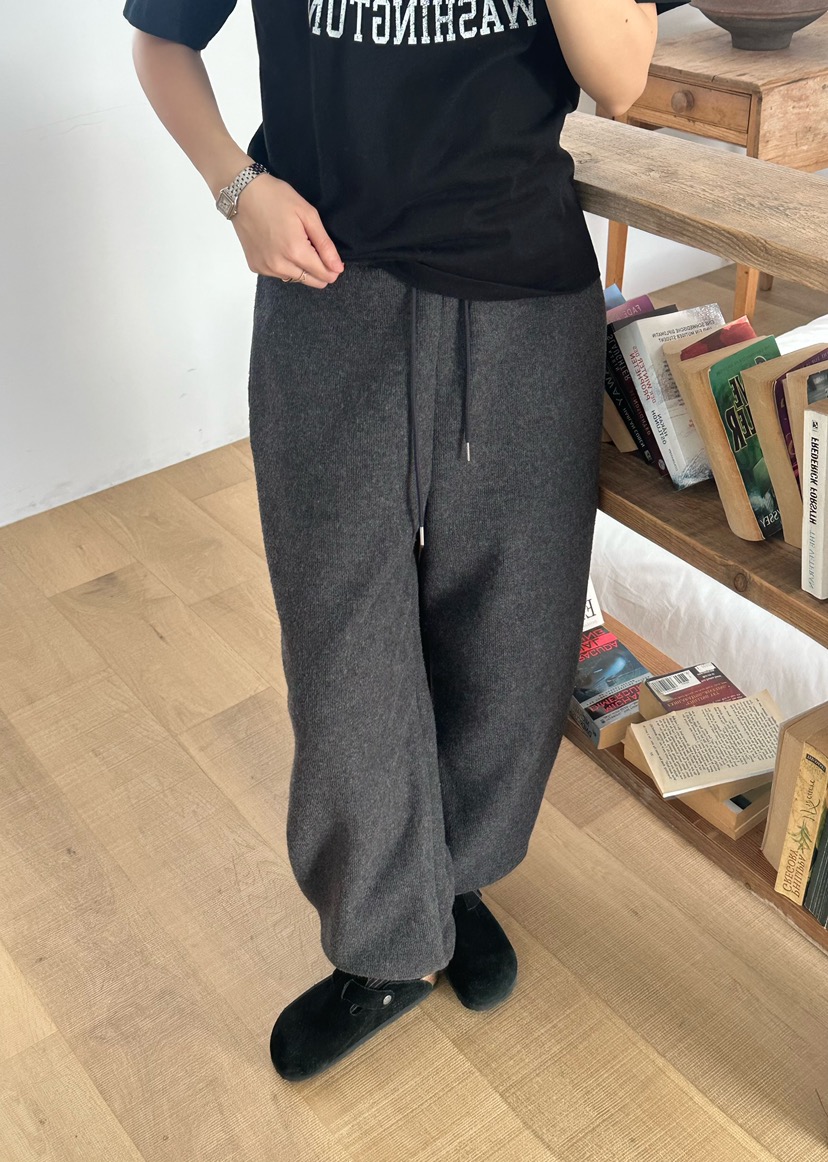 LE VASE韓國代購㊣女士新款休閑人氣熱賣職業推薦休閑褲加絨LE VASE休閑褲