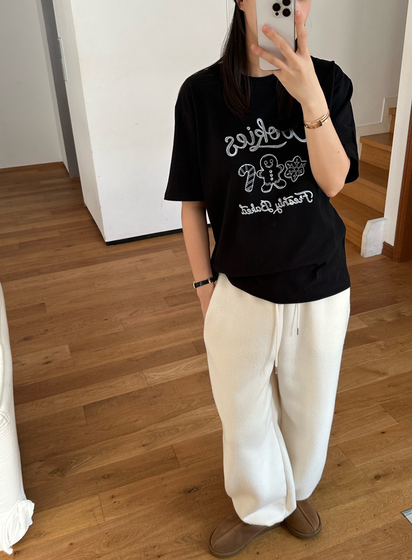 LE VASE韓國代購㊣女士新款休閑人氣熱賣職業推薦休閑褲加絨LE VASE休閑褲