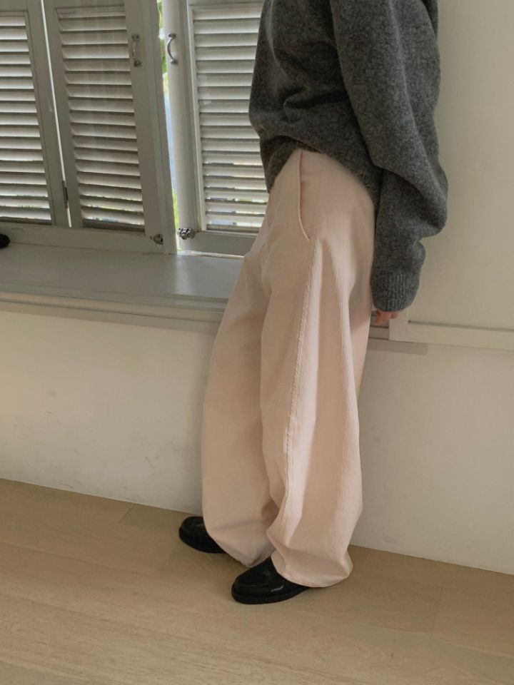 MARE東大門㊣代購女士新品推薦職業時尚休閑熱賣休閑褲燈芯絨MARE休閑褲