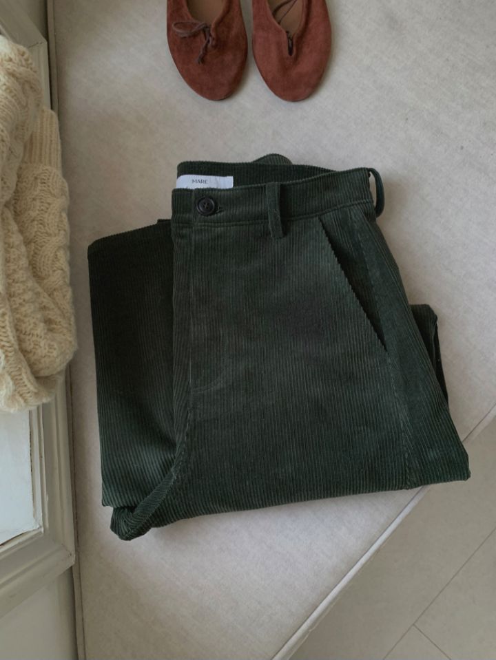 MARE東大門㊣代購女士新品推薦職業時尚休閑熱賣休閑褲燈芯絨MARE休閑褲