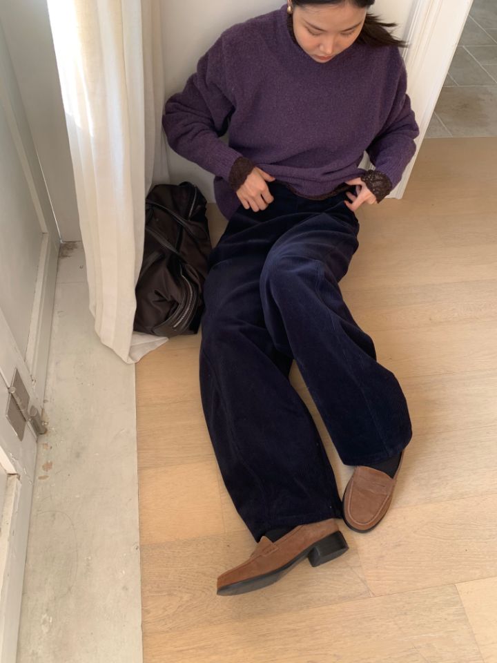 MARE東大門㊣代購女士新品推薦職業時尚休閑熱賣休閑褲燈芯絨MARE休閑褲