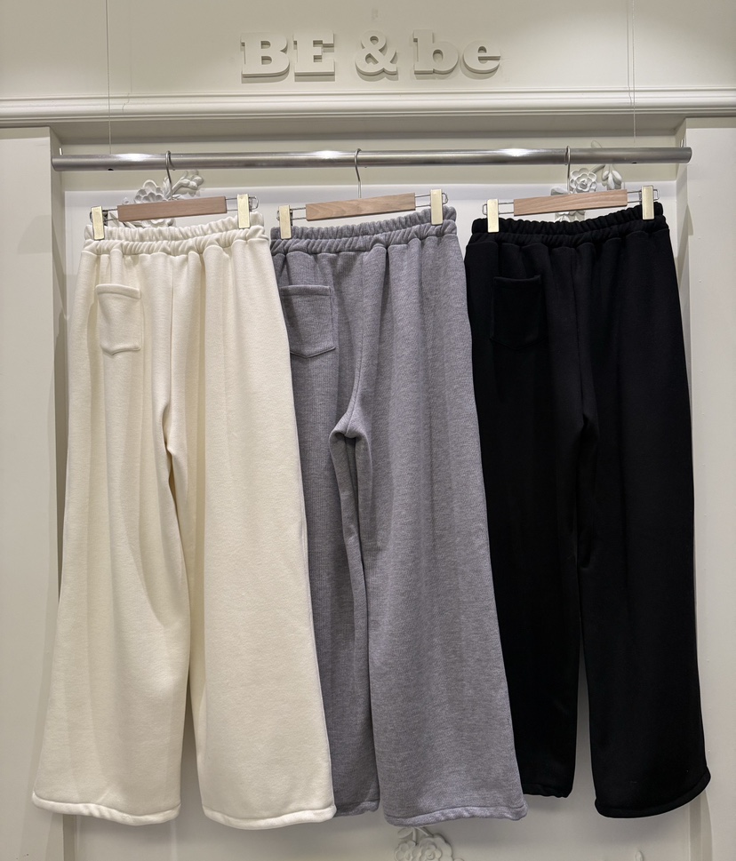 BE&amp;BE東大門㊣直郵女裝新品熱賣推薦職業25秋冬休閑褲抓絨BE&be休閑褲
