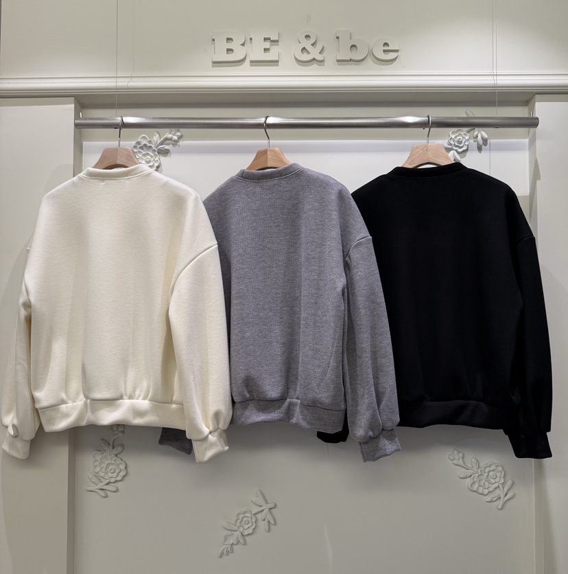 BE&amp;BE東大門㊣直郵女士新款推薦25秋冬人氣休閑職業衛衣BE&be衛衣