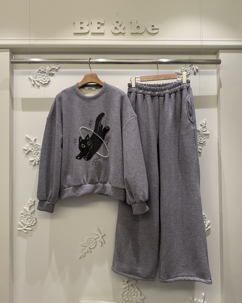 BE&amp;BE東大門㊣直郵女士新款推薦25秋冬人氣休閑職業衛衣BE&be衛衣