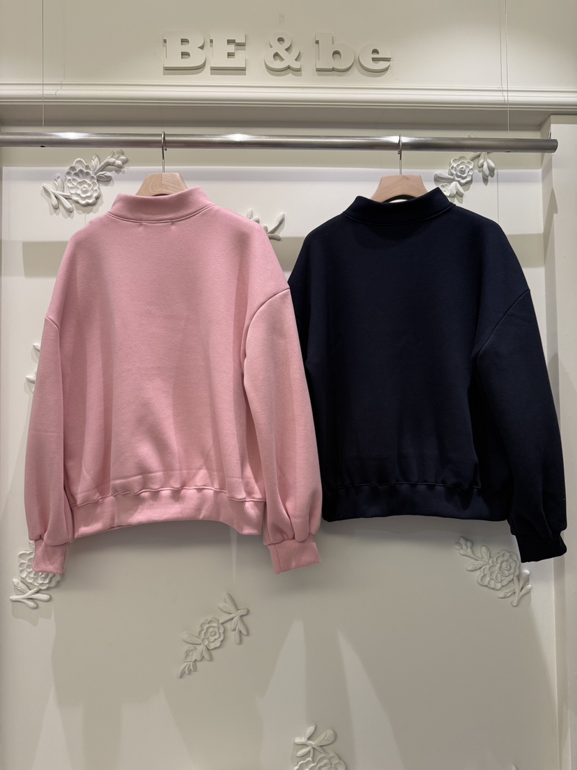 BE&amp;BE東大門㊣代購女裝新品25秋冬人氣時尚推薦休閑衛衣BE&be衛衣