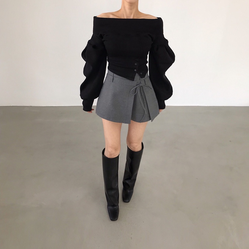 2TWO MOON東大門㊣代購女士新款時尚職業休閑25秋冬人氣裙褲2TWO MOON裙褲