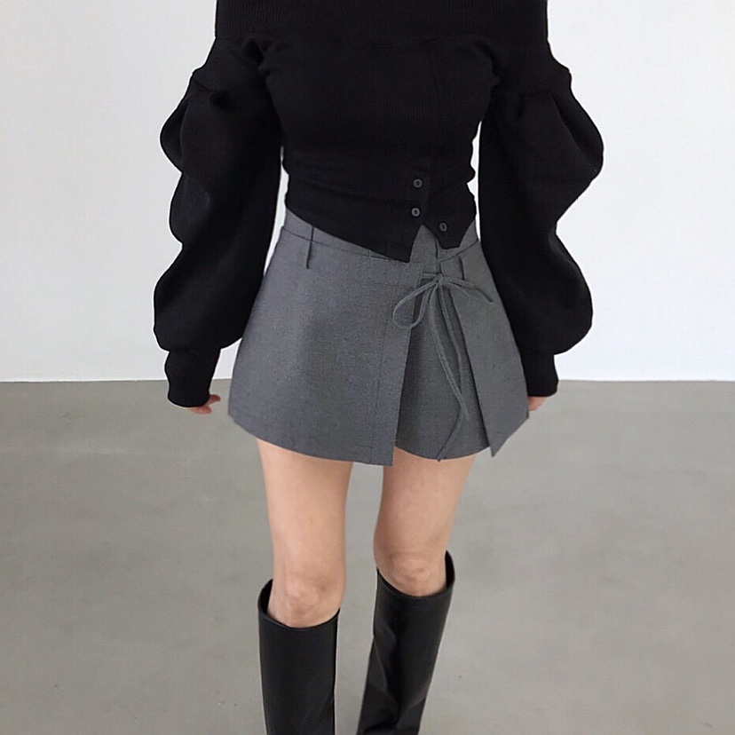 2TWO MOON東大門㊣代購女士新款時尚職業休閑25秋冬人氣裙褲2TWO MOON裙褲圖色1