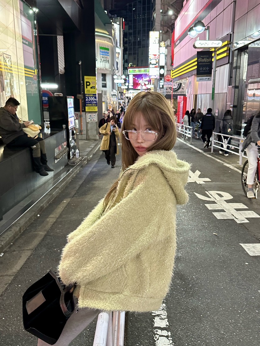 ZEROZERO韓國直郵㊣女裝新品人氣時尚推薦熱賣休閑夾克連帽絨ZEROZERO夾克