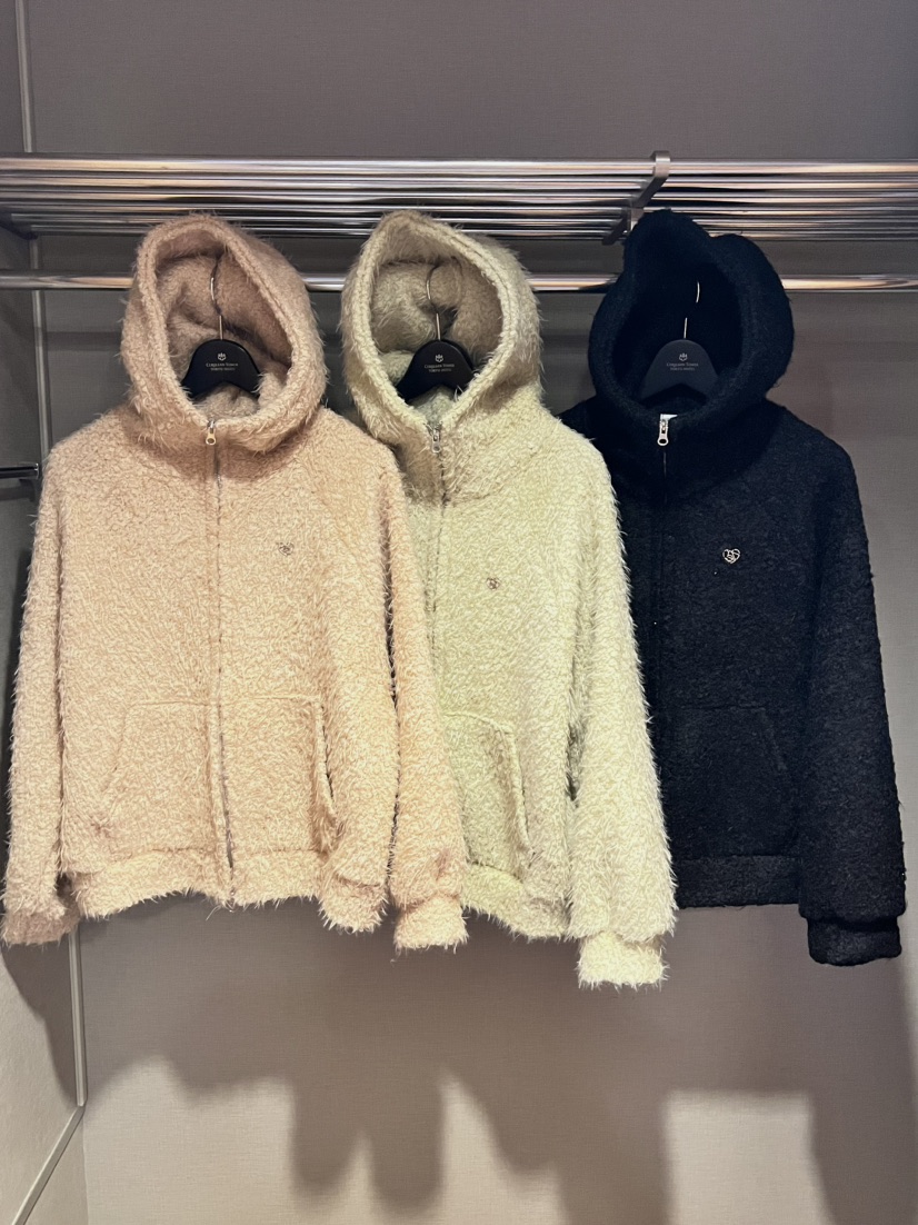 ZEROZERO韓國直郵㊣女裝新品人氣時尚推薦熱賣休閑夾克連帽絨ZEROZERO夾克