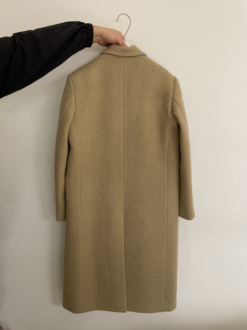 JEONG GAM STUDIOS韓國直郵㊣女士新款職業中長款大衣羊駝JEONG GAM中長款大衣