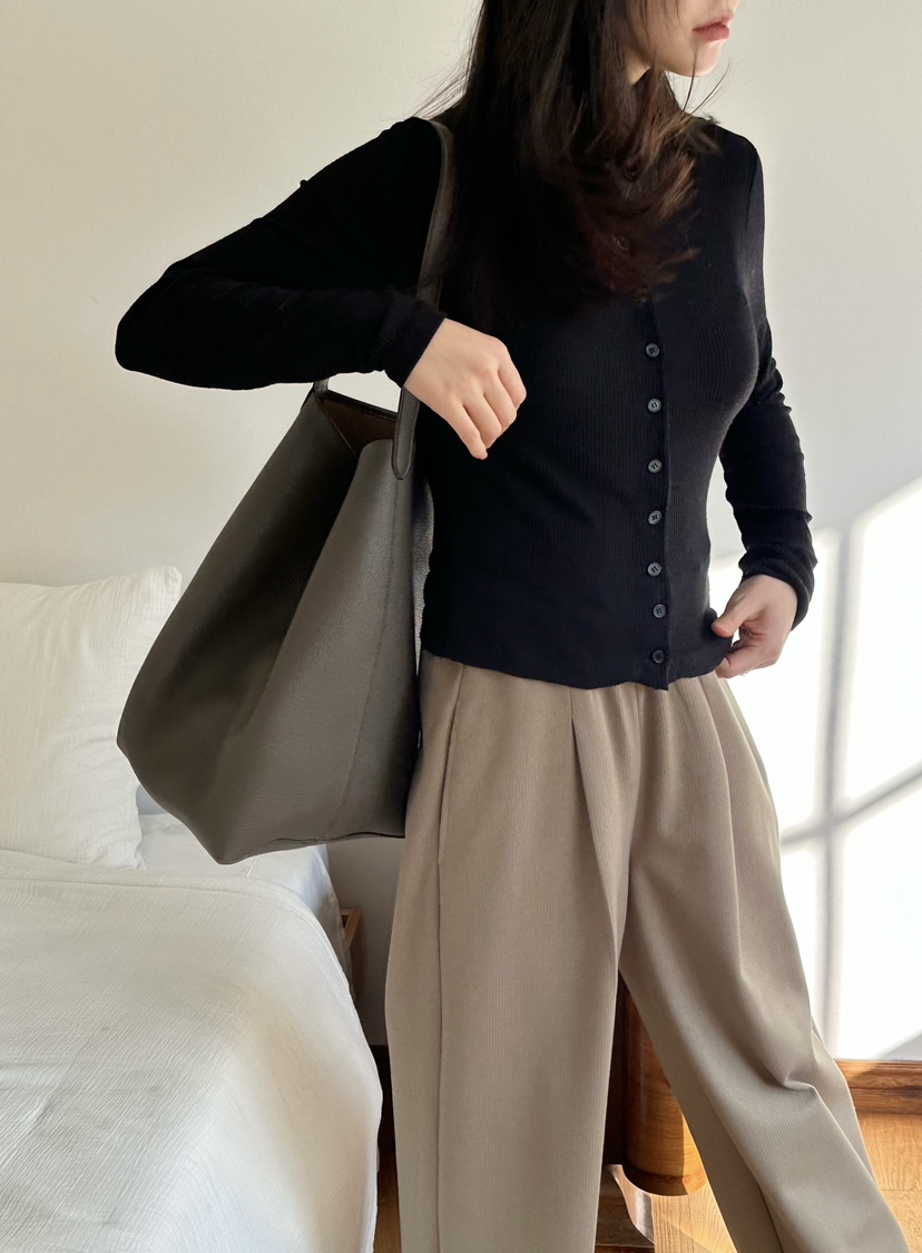 LE VASE東大門㊣直郵女士新品職業25秋冬人氣時尚休閑針織衫LE VASE針織衫