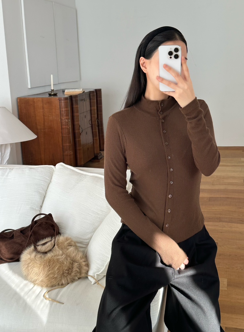 LE VASE東大門㊣直郵女士新品職業25秋冬人氣時尚休閑針織衫LE VASE針織衫