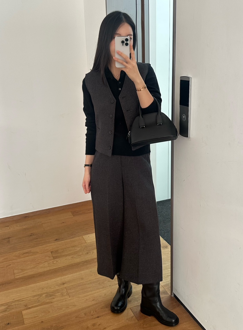 LE VASE韓國直郵㊣女裝新款休閑時尚推薦熱賣職業人氣休閑褲LE VASE休閑褲