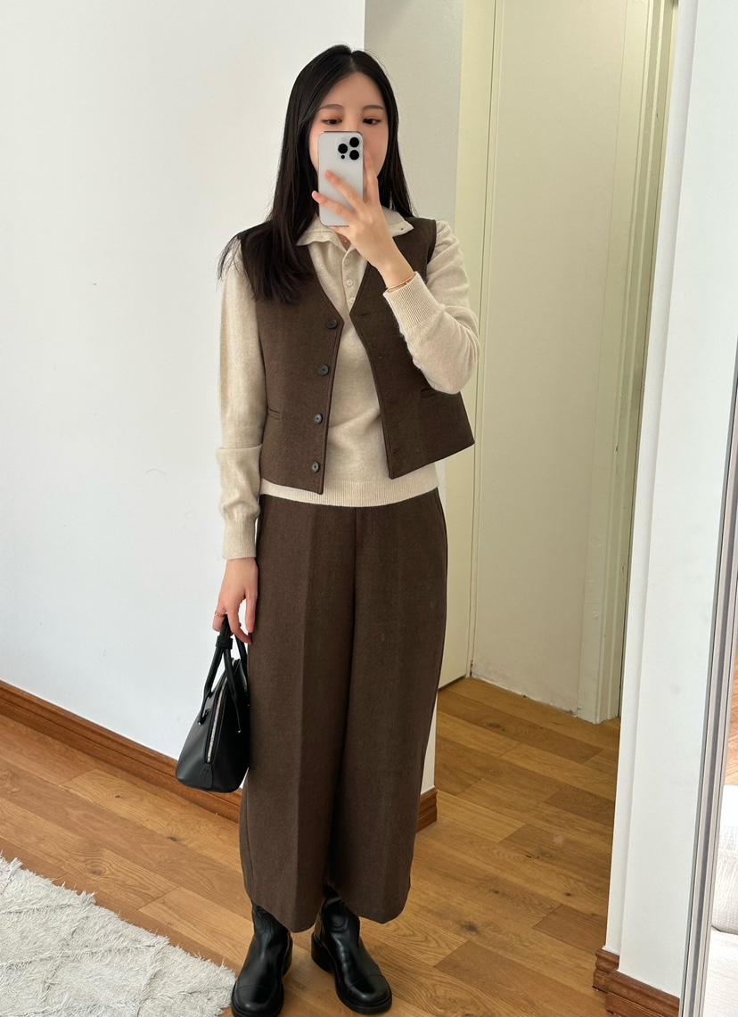 LE VASE韓國直郵㊣女裝新款休閑時尚推薦熱賣職業人氣休閑褲LE VASE休閑褲