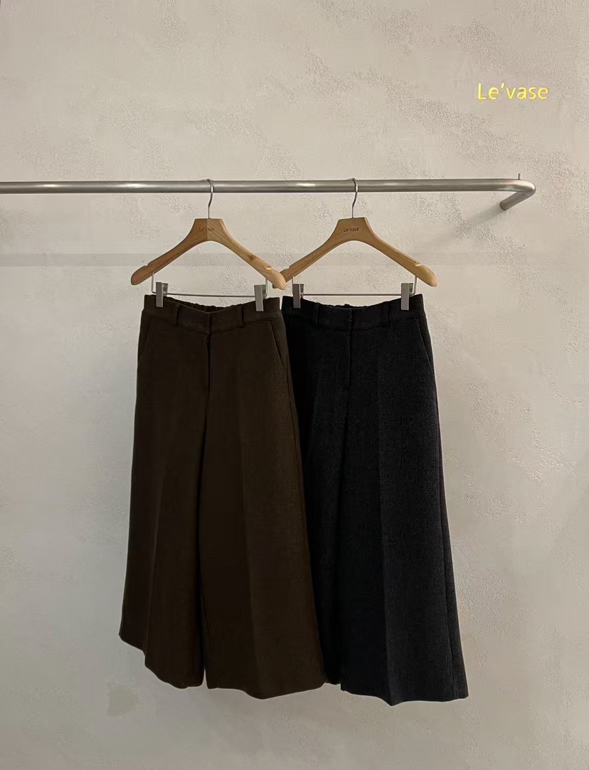 LE VASE韓國直郵㊣女裝新款休閑時尚推薦熱賣職業人氣休閑褲LE VASE休閑褲