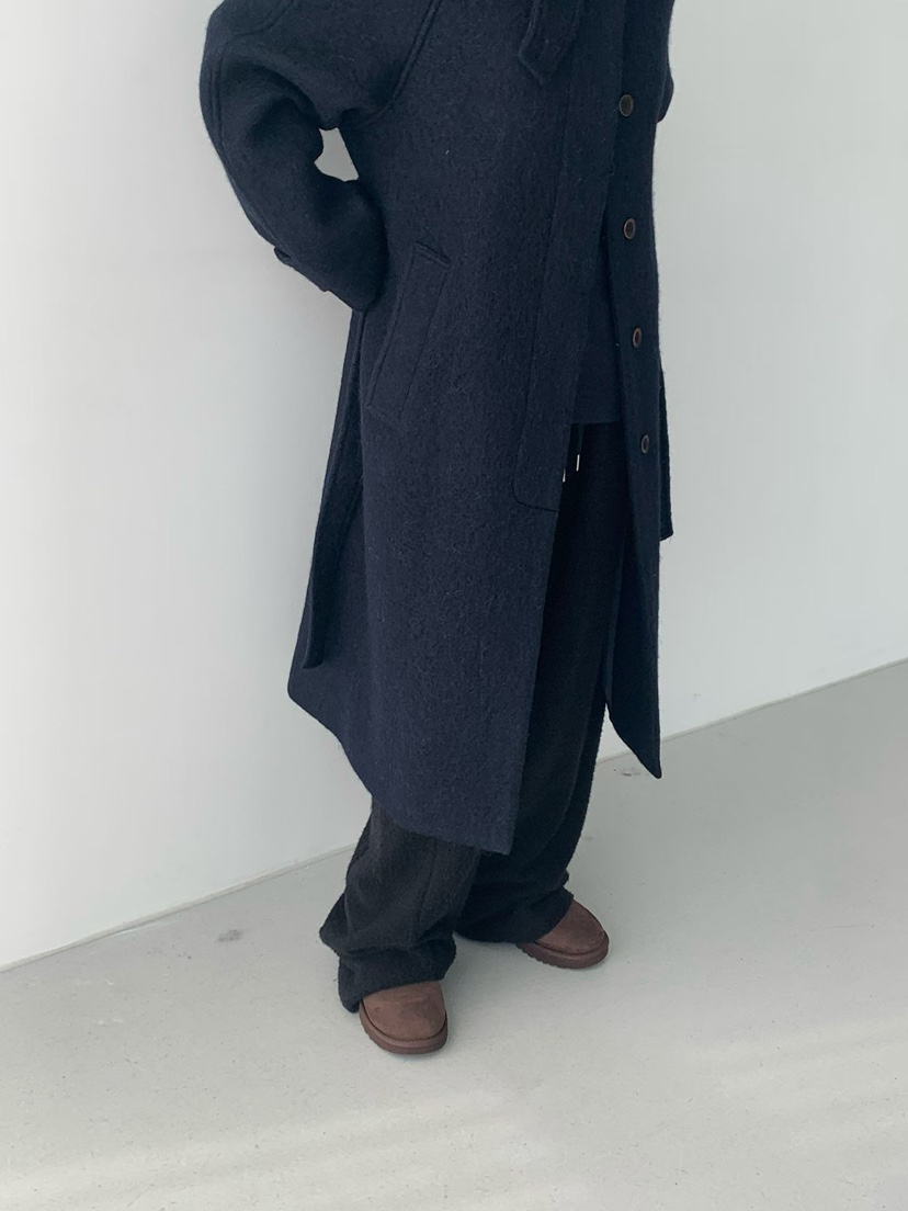 TAF韓國直郵㊣女士新款時尚推薦25秋冬人氣中長款大衣含腰帶TAF中長款大衣