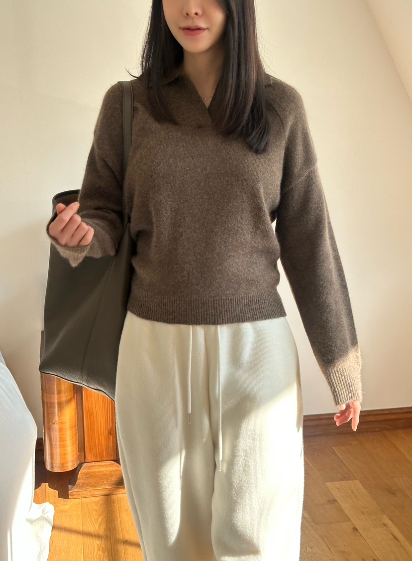 LE VASE東大門㊣實拍女裝新品25秋冬熱賣人氣職業推薦針織衫LE VASE針織衫