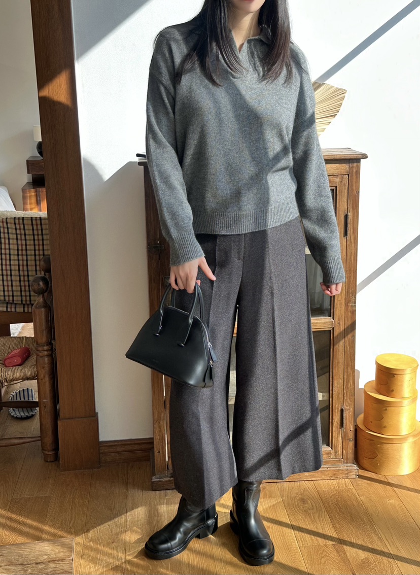 LE VASE東大門㊣實拍女裝新品25秋冬熱賣人氣職業推薦針織衫LE VASE針織衫