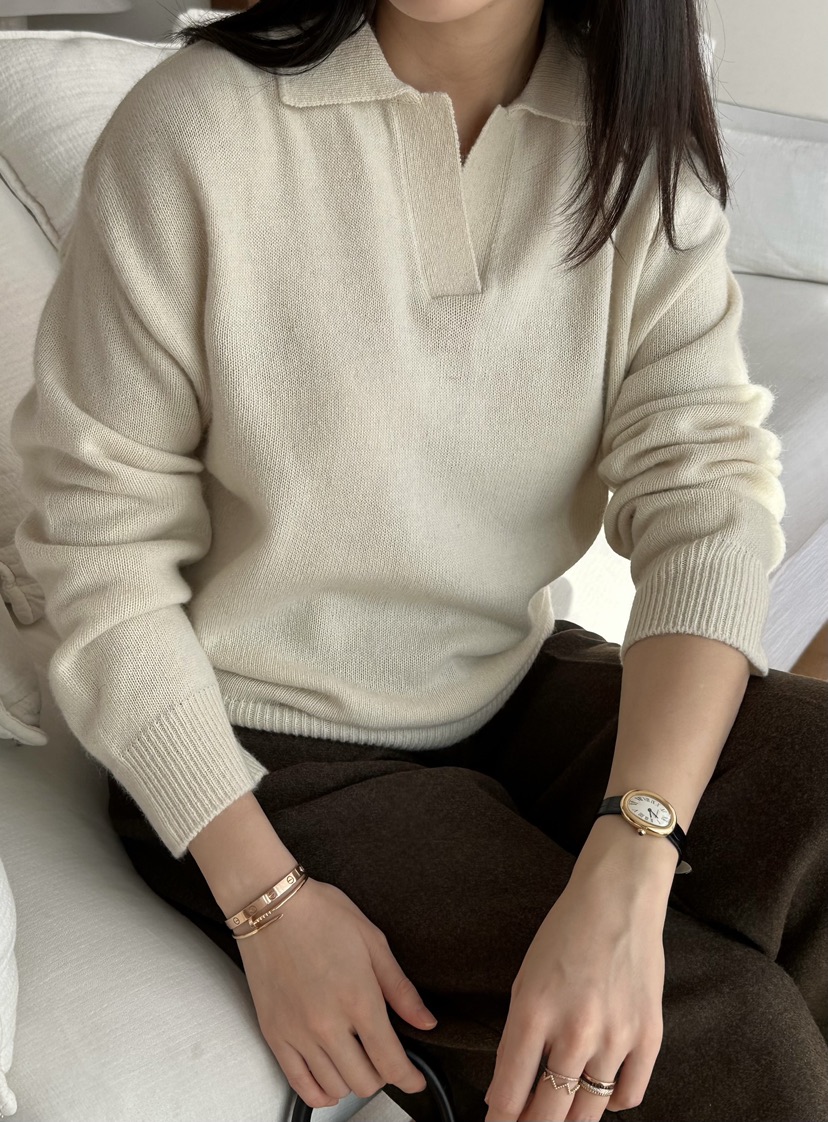 LE VASE東大門㊣實拍女裝新品25秋冬熱賣人氣職業推薦針織衫LE VASE針織衫