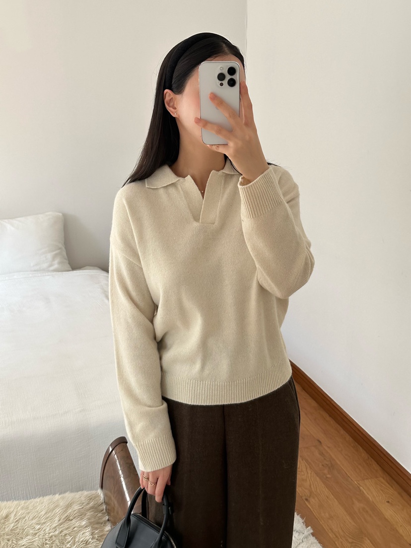 LE VASE東大門㊣實拍女裝新品25秋冬熱賣人氣職業推薦針織衫LE VASE針織衫