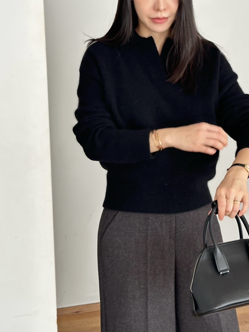 LE VASE東大門㊣實拍女裝新品25秋冬熱賣人氣職業推薦針織衫LE VASE針織衫