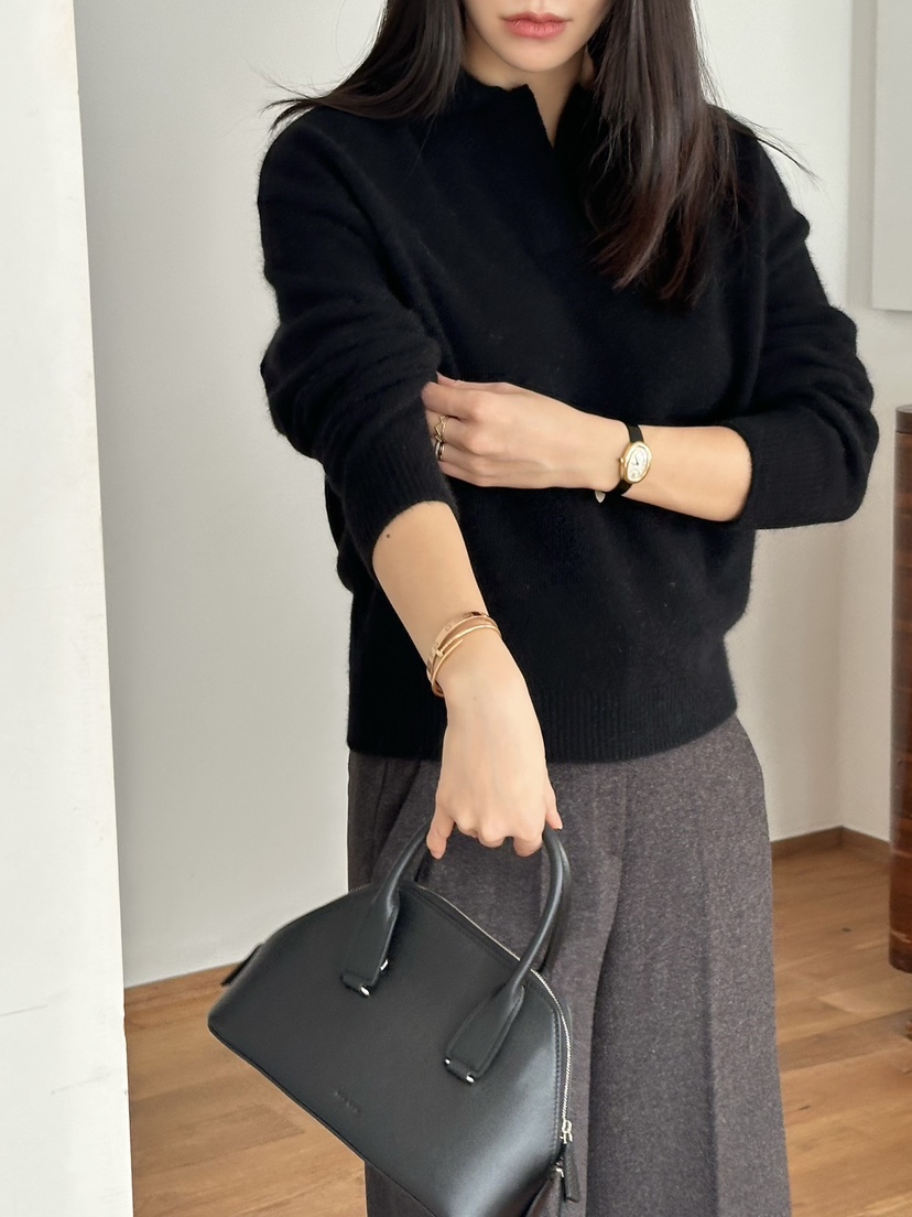 LE VASE東大門㊣實拍女裝新品25秋冬熱賣人氣職業推薦針織衫LE VASE針織衫