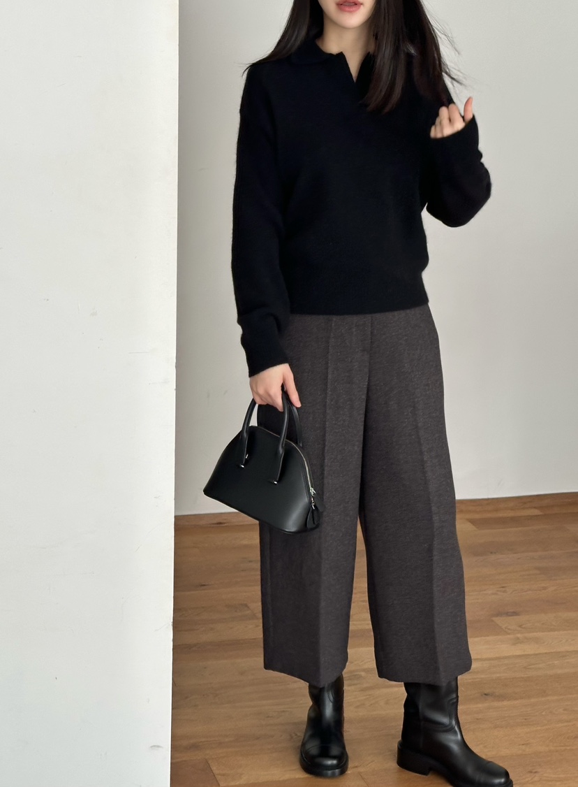 LE VASE東大門㊣實拍女裝新品25秋冬熱賣人氣職業推薦針織衫LE VASE針織衫