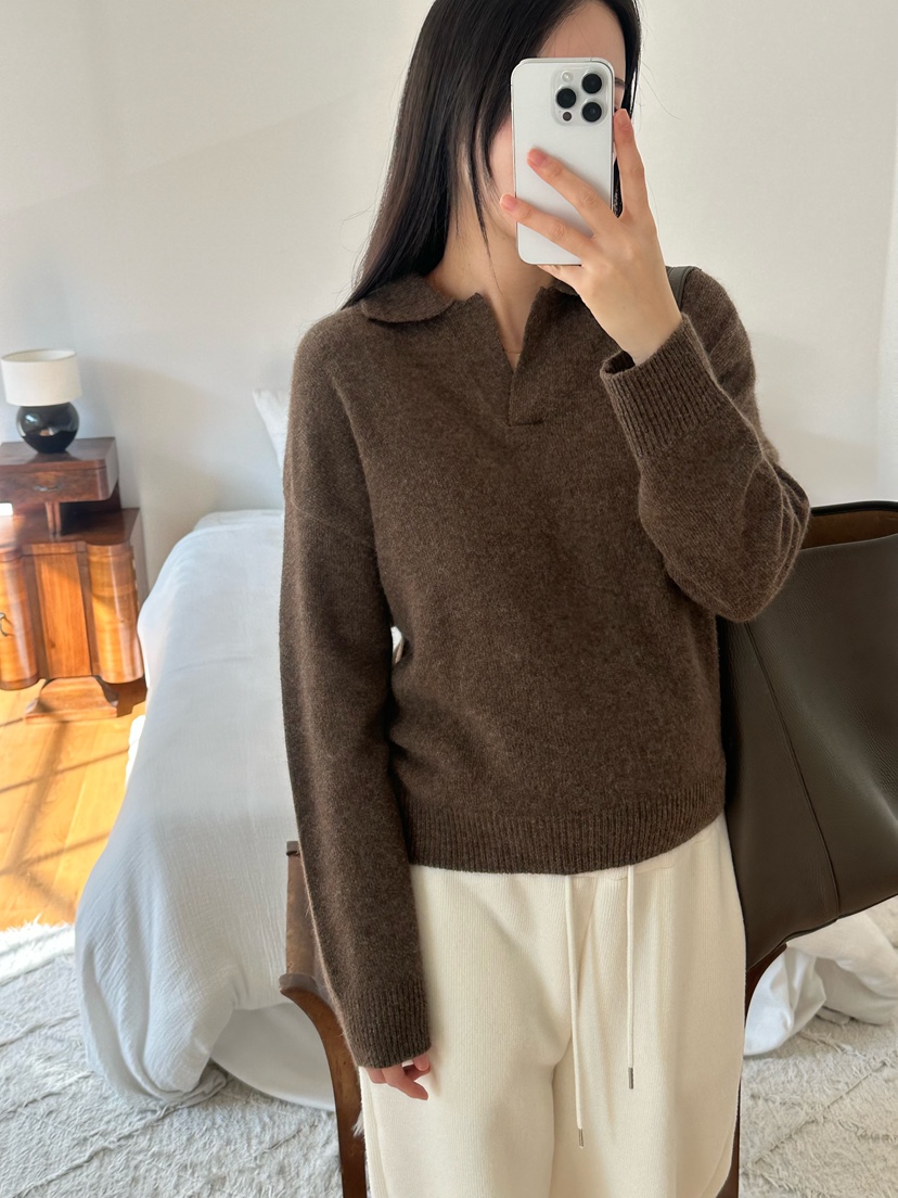 LE VASE東大門㊣實拍女裝新品25秋冬熱賣人氣職業推薦針織衫LE VASE針織衫圖色1